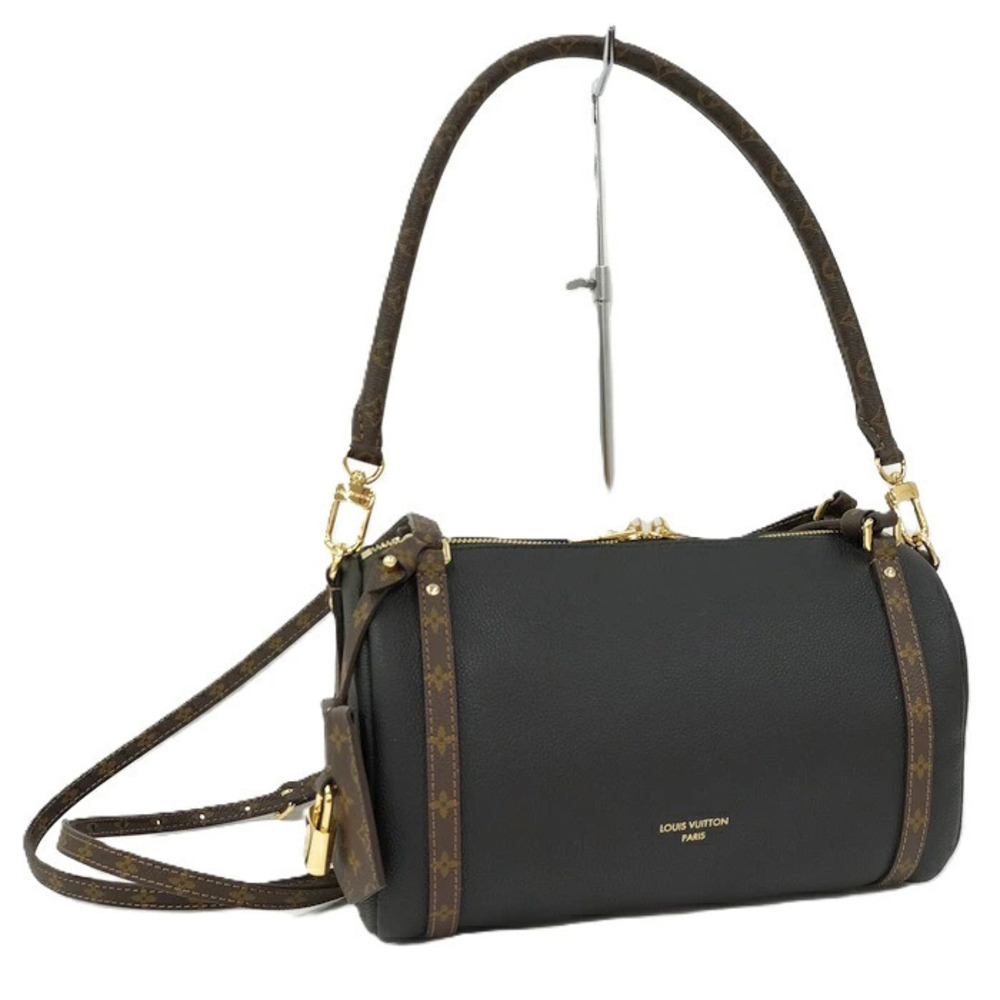 Louis Vuitton shoulder bag Express Monogram calf leather Noir Black